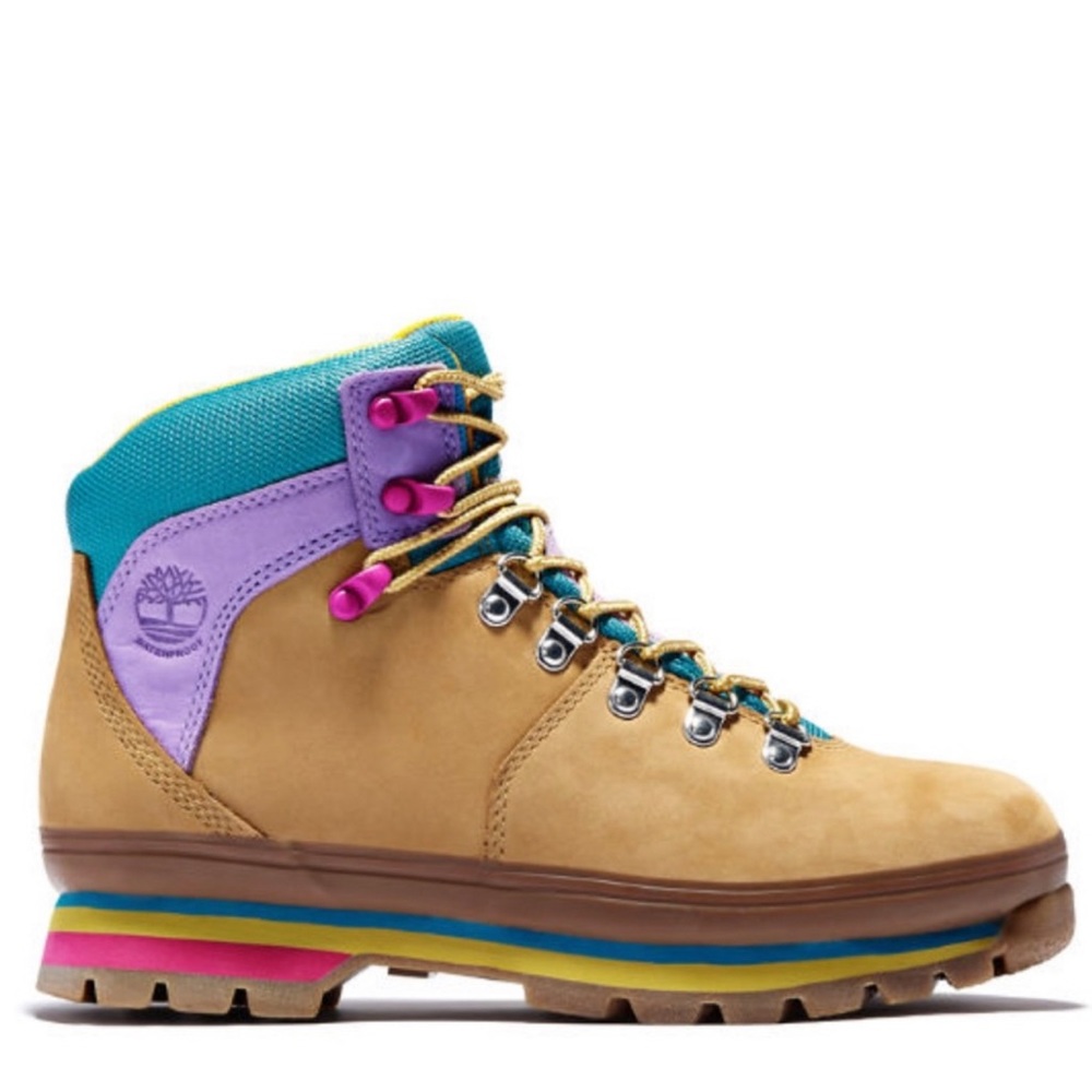 Timberland Euro Hiker Mixed-Media Waterproof Hiking Boots Size 9.5